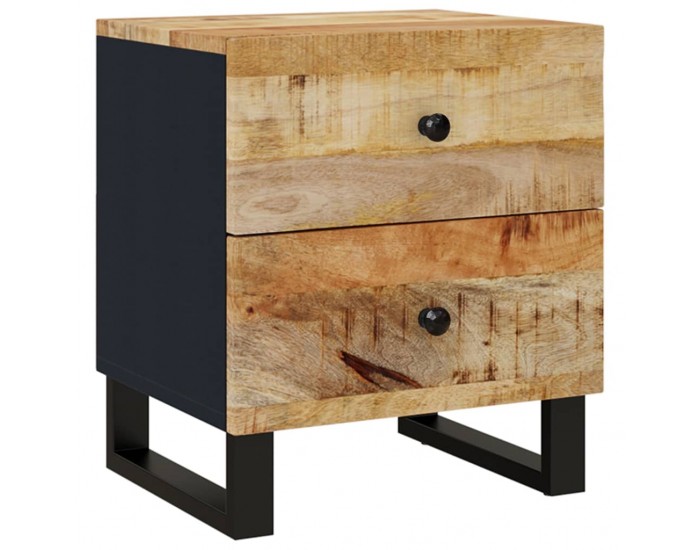 Sonata H Нощни шкафчета, 2 бр, 40x33x46 см, манго масив