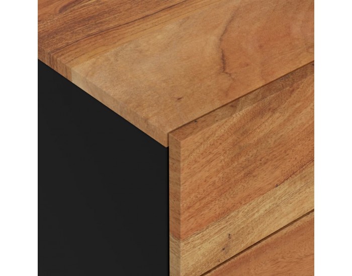 Sonata H Нощно шкафче 50x33x62 см масивна акация и инженерно дърво