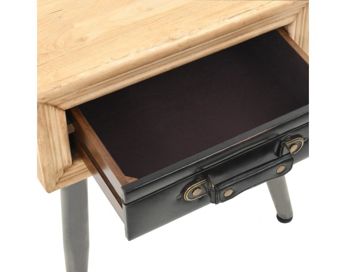 Sonata H Нощно шкафче, чам масив, 43x38x50 см