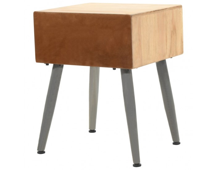 Sonata H Нощно шкафче, чам масив, 43x38x50 см