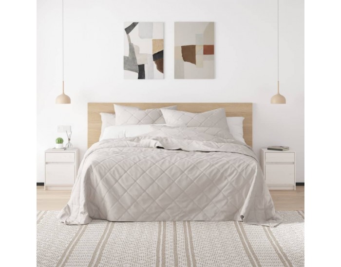 Sonata H Нощно шкафче, бяло,40x31x50 см, борово дърво масив