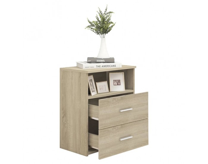 Sonata H Нощно шкафче, дъб сонома, 50x32x60 см