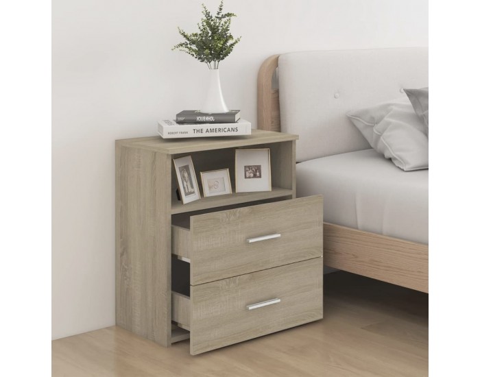 Sonata H Нощно шкафче, дъб сонома, 50x32x60 см