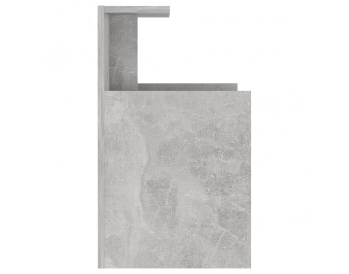 Sonata H Нощно шкафче, бетонно сиво, 40x35x60 см, инженерно дърво