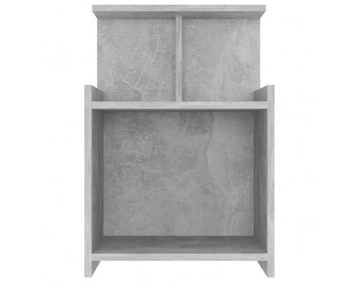 Sonata H Нощно шкафче, бетонно сиво, 40x35x60 см, инженерно дърво