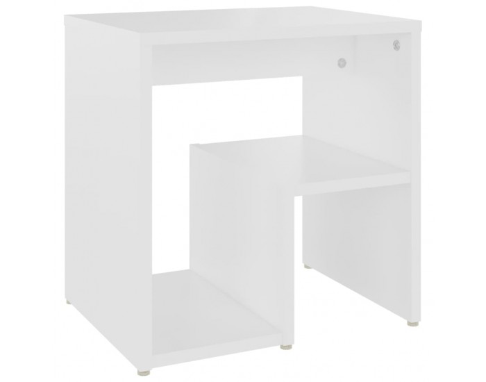 Sonata H Нощно шкафче, бяло, 40x30x40 см, инженерно дърво