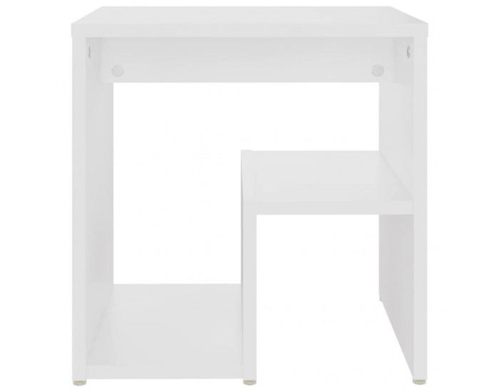 Sonata H Нощно шкафче, бяло, 40x30x40 см, инженерно дърво