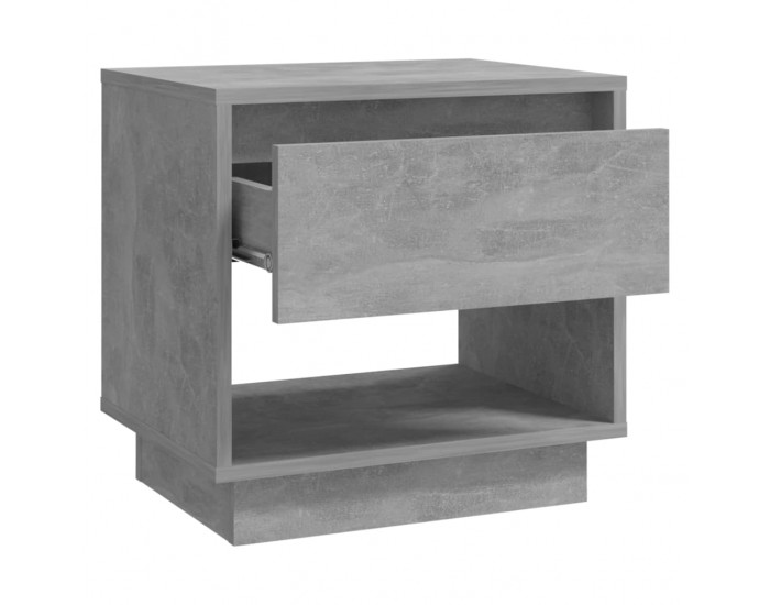 Sonata H Нощни шкафчета, 2 бр, бетонно сив, 45x34x44 см, инженерно дърво