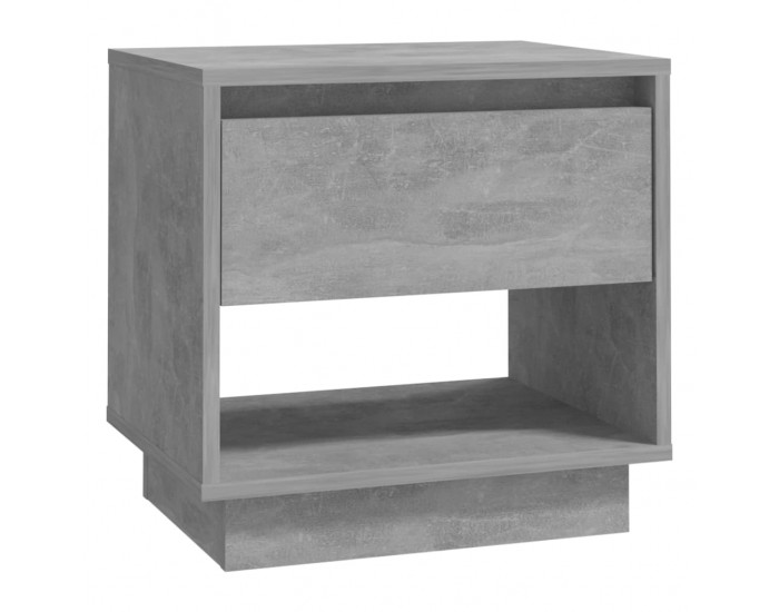 Sonata H Нощни шкафчета, 2 бр, бетонно сив, 45x34x44 см, инженерно дърво