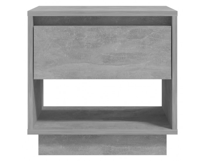 Sonata H Нощни шкафчета, 2 бр, бетонно сив, 45x34x44 см, инженерно дърво