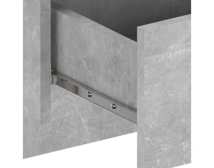 Sonata H Нощно шкафче за стенен монтаж, бетонно сиво