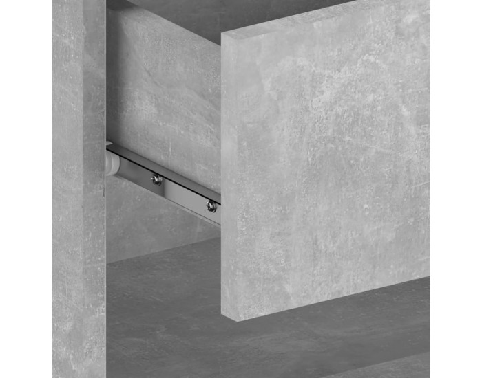 Sonata H Нощни шкафчета за стенен монтаж, 2 бр, бетонно сиви