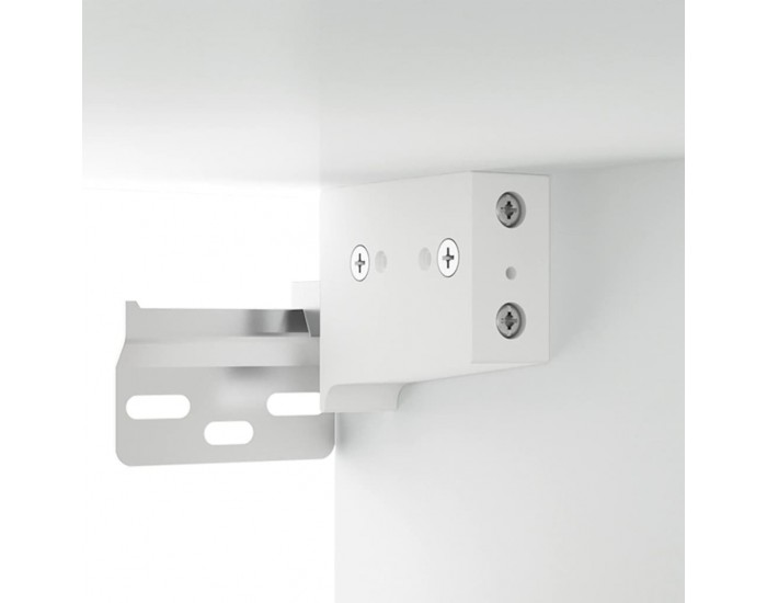 Sonata H Нощно шкафче за стенен монтаж, бяло, 35x35x20 см