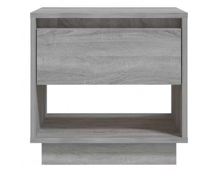 Sonata H Нощни шкафчета, 2 бр, сив сонома, 45x34x44 см, инженерно дърво