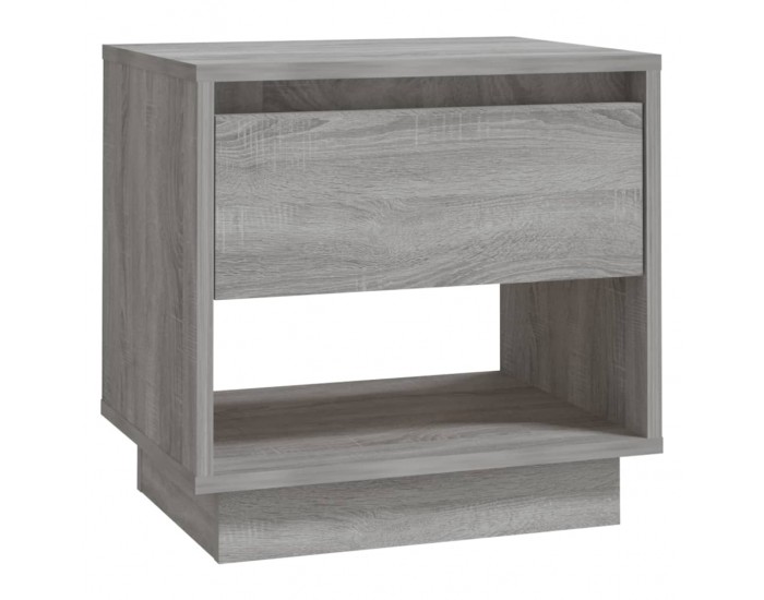 Sonata H Нощни шкафчета, 2 бр, сив сонома, 45x34x44 см, инженерно дърво