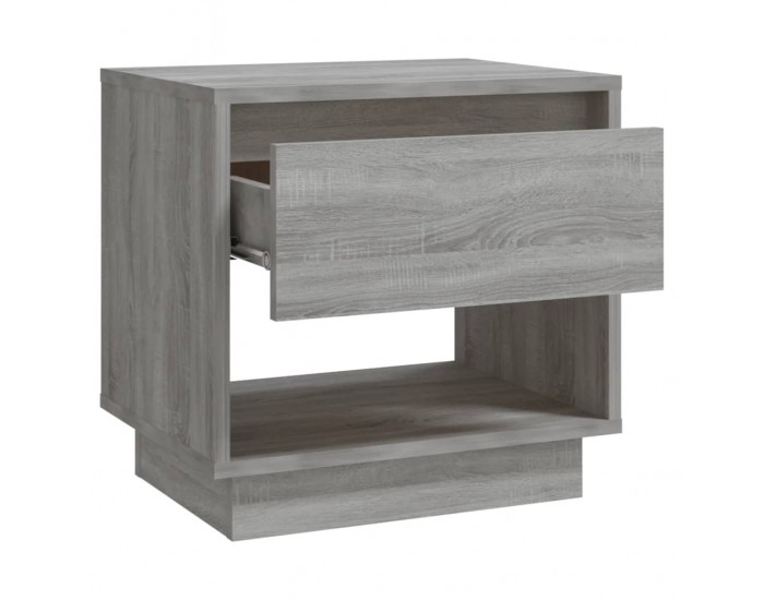 Sonata H Нощни шкафчета, 2 бр, сив сонома, 45x34x44 см, инженерно дърво