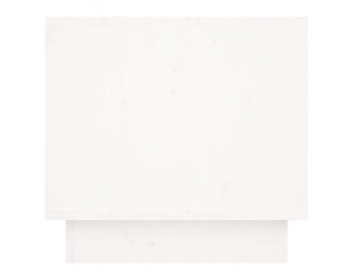 Sonata H Нощно шкафче, бяло, 35x34x32 см, борово дърво масив