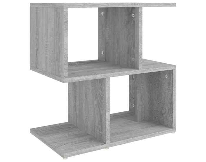 Sonata H Нощно шкафче, сив сонома, 50x30x51,5 см, инженерно дърво