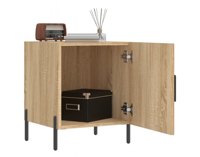 Sonata H Нощни шкафчета 2 бр дъб сонома 40x40x50 см инженерно дърво