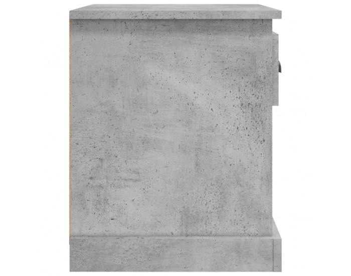 Sonata H Нощно шкафче, сиво, 39x39x47,5 см, инженерно дърво