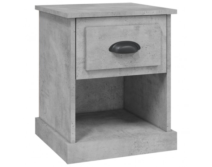 Sonata H Нощно шкафче, сиво, 39x39x47,5 см, инженерно дърво