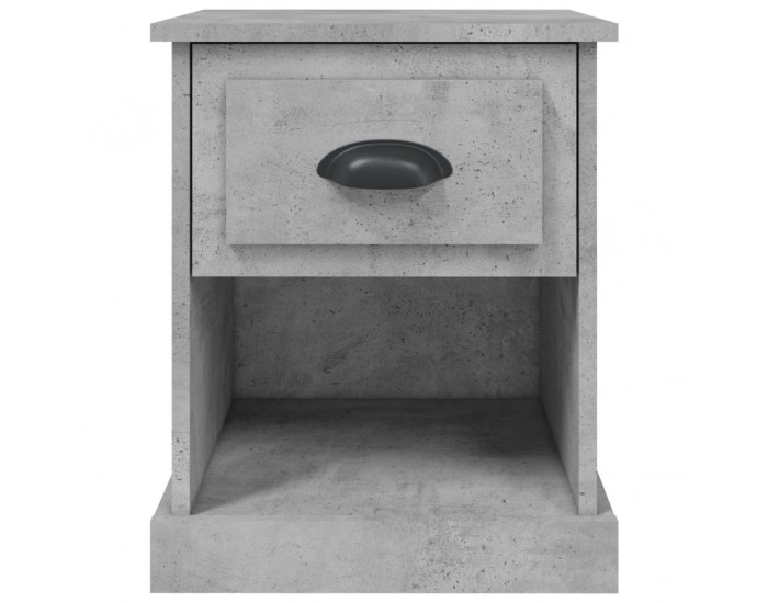 Sonata H Нощно шкафче, сиво, 39x39x47,5 см, инженерно дърво