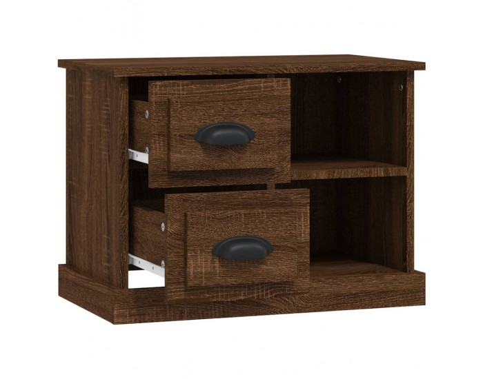 Sonata H Нощно шкафче, Кафяв дъб, 60x35,5x45 см