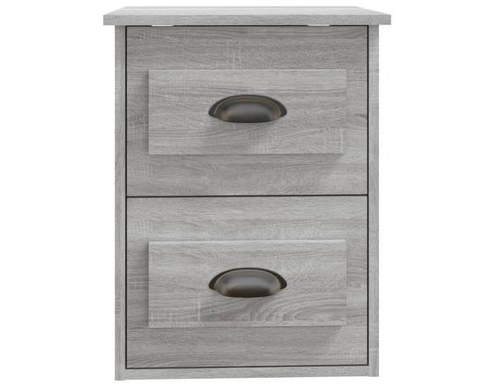 Sonata H Нощно шкафче за стенен монтаж, сив сонома, 41,5x36x53 см