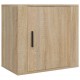 Sonata H Нощни шкафчета за стенен монтаж, 2 бр, сонома дъб, 50x30x47 см