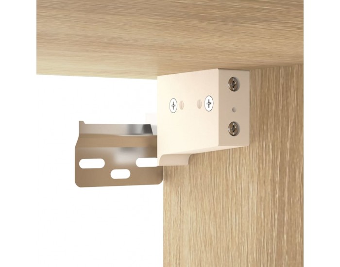 Sonata H Нощни шкафчета за стенен монтаж, 2 бр, сонома дъб, 50x30x47 см