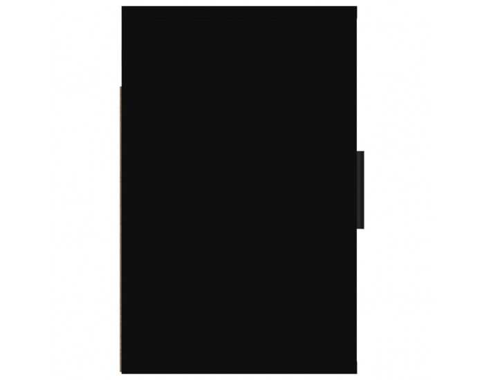 Sonata H Нощни шкафчета за стенен монтаж, 2 бр, черни 50x30x47 см