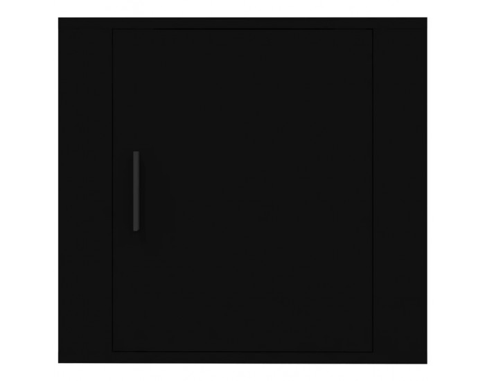 Sonata H Нощни шкафчета за стенен монтаж, 2 бр, черни 50x30x47 см