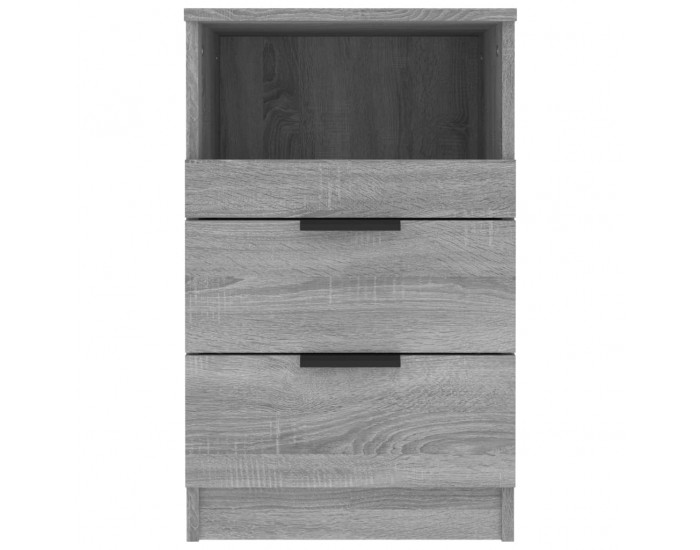 Sonata H Нощни шкафчета, 2 бр, сив сонома, инженерно дърво