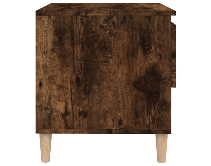 Sonata H Нощна масичка, опушен дъб, 50x46x50 см, инженерно дърво