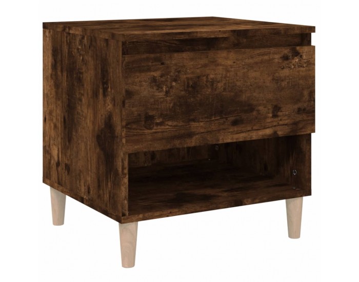 Sonata H Нощна масичка, опушен дъб, 50x46x50 см, инженерно дърво