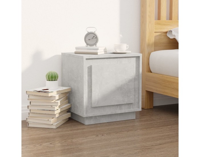 Sonata H Нощни шкафчета, 2 бр, бетонно сиво, 44x35x45см, инженерно дърво