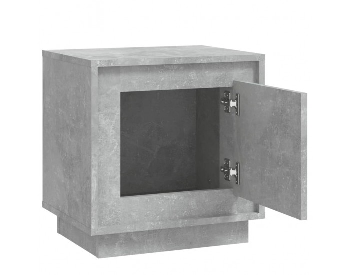 Sonata H Нощни шкафчета, 2 бр, бетонно сиво, 44x35x45см, инженерно дърво