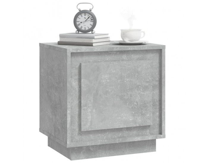 Sonata H Нощни шкафчета, 2 бр, бетонно сиво, 44x35x45см, инженерно дърво