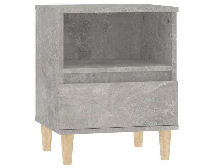 Sonata H Нощно шкафче, бетонно сиво, 40x35x50 см