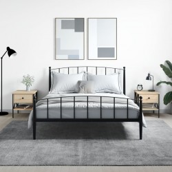 Sonata H Нощни масички, 2 бр, сонома дъб, 40x42x45 см, инженерно дърво - Нощни шкафчета