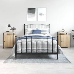 Sonata H Нощни шкафчета, 2 бр, сонома дъб, 40x42x60 см, инженерно дърво - Нощни шкафчета