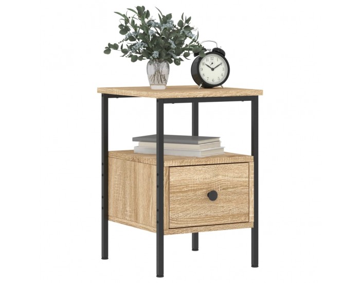 Sonata H Нощни шкафчета 2 бр сонома дъб 34x36x50 см инженерно дърво