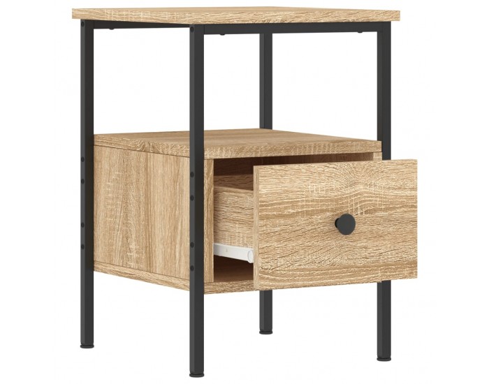 Sonata H Нощни шкафчета 2 бр сонома дъб 34x36x50 см инженерно дърво