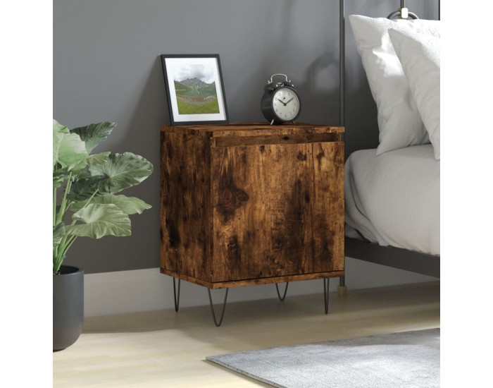 Sonata H Нощно шкафче, опушен дъб, 40x30x50 см, инженерно дърво