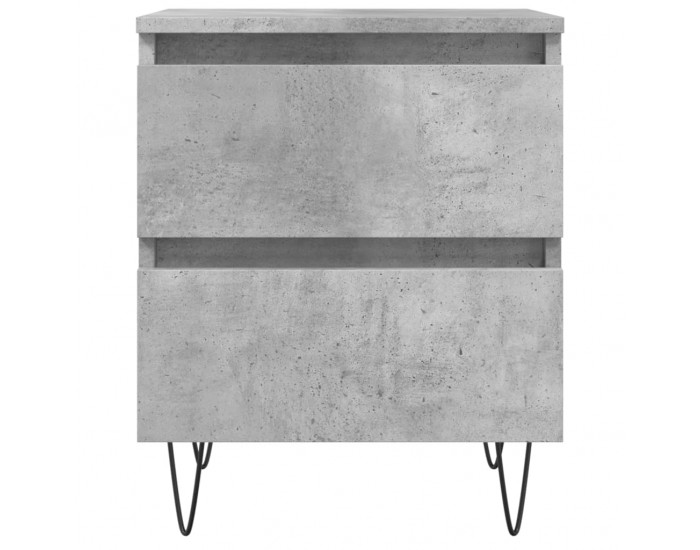 Sonata H Нощно шкафче бетонно сиво 40x35x50 см инженерно дърво