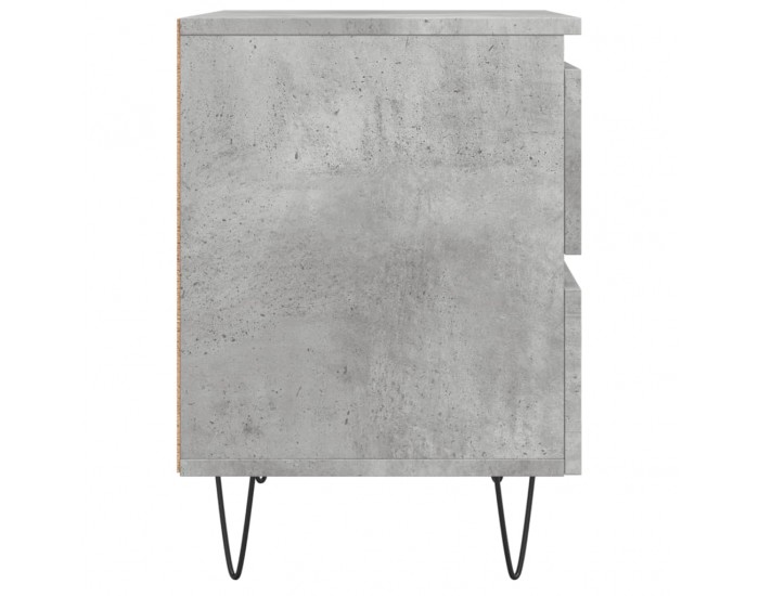 Sonata H Нощно шкафче бетонно сиво 40x35x50 см инженерно дърво