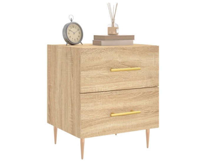 Sonata H Нощни шкафчета 2 бр дъб сонома 40x35x47,5 см инженерно дърво