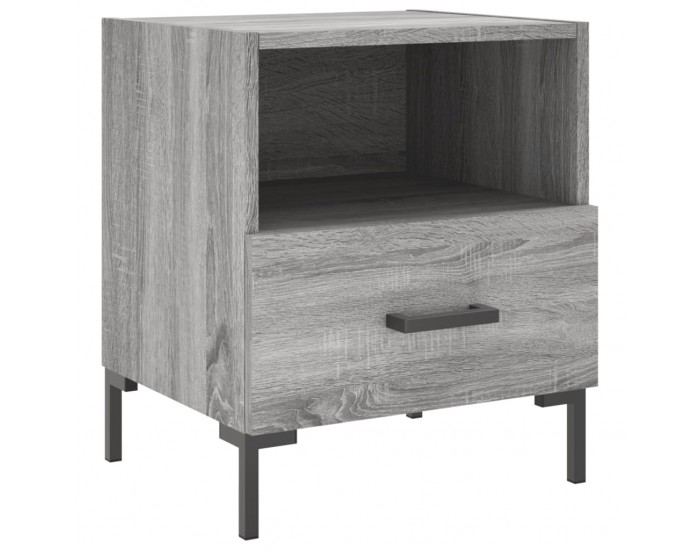 Sonata H Нощни шкафчета 2 бр сив сонома 40x35x47,5 см инженерно дърво