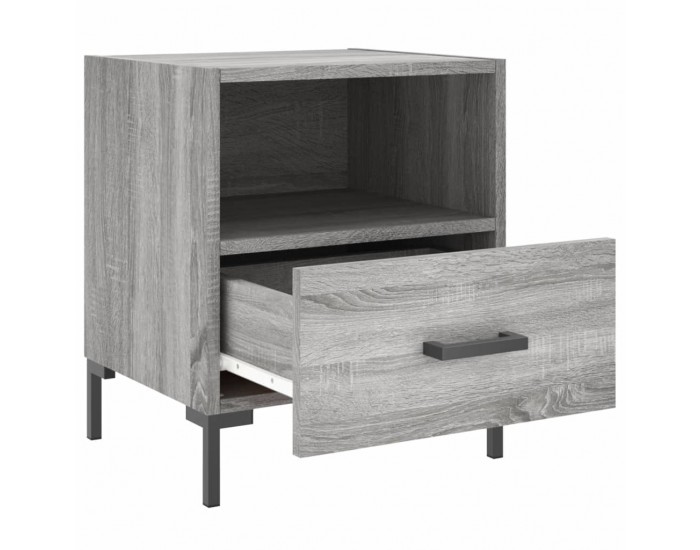 Sonata H Нощни шкафчета 2 бр сив сонома 40x35x47,5 см инженерно дърво