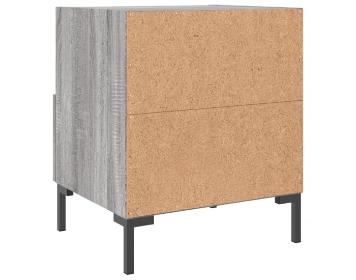 Sonata H Нощни шкафчета 2 бр сив сонома 40x35x47,5 см инженерно дърво